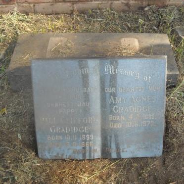 GRADIDGE Paul Clifford 1899-1966 &amp; Amy Agnes 1899-1973
