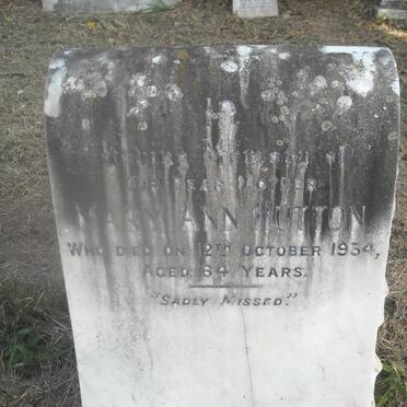 HUTTON Mary Ann -1934 :: FLETCHER Jean -1934 :: HUTTON Peter -1915 :: NICOLL Ann -1917