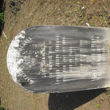 KIRKMAN Edward Joseph -1916 &amp; Lucy Charlotte -1888