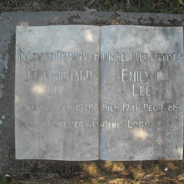 LEE John Richard -1940 &amp; Emily C. -1926