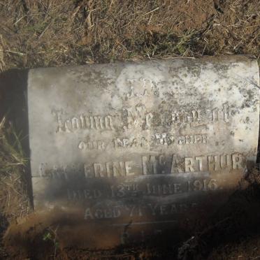 McARTHUR Catherine -1916