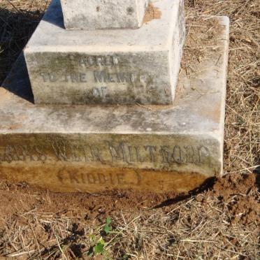 MILTHORP Gladys Weir