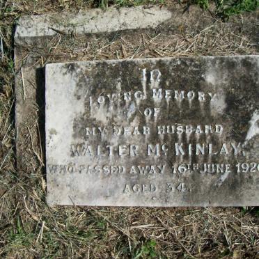 McKINLAY Walter -1926