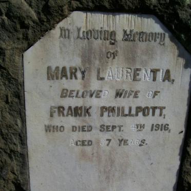 PHILLPOTT Mary Laurentia -1916 
