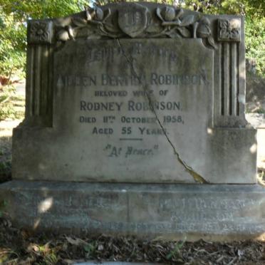 ROBINSON Aileen Bertha -1958 :: ?