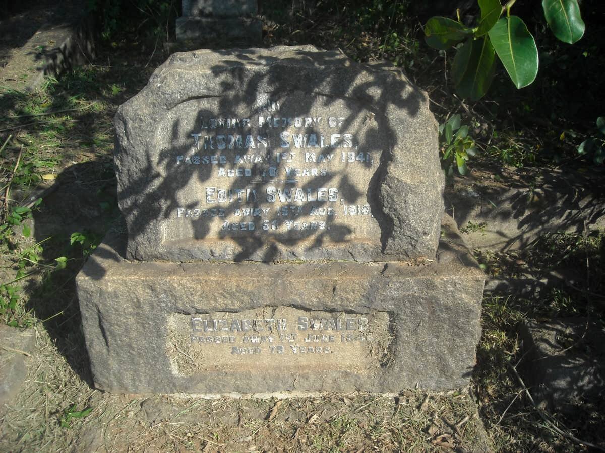 SWALES Thomas -1941 &amp; Elizabeth -1946 :: SWALES Edith -191?