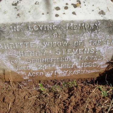 STEVENS Harritte -1888