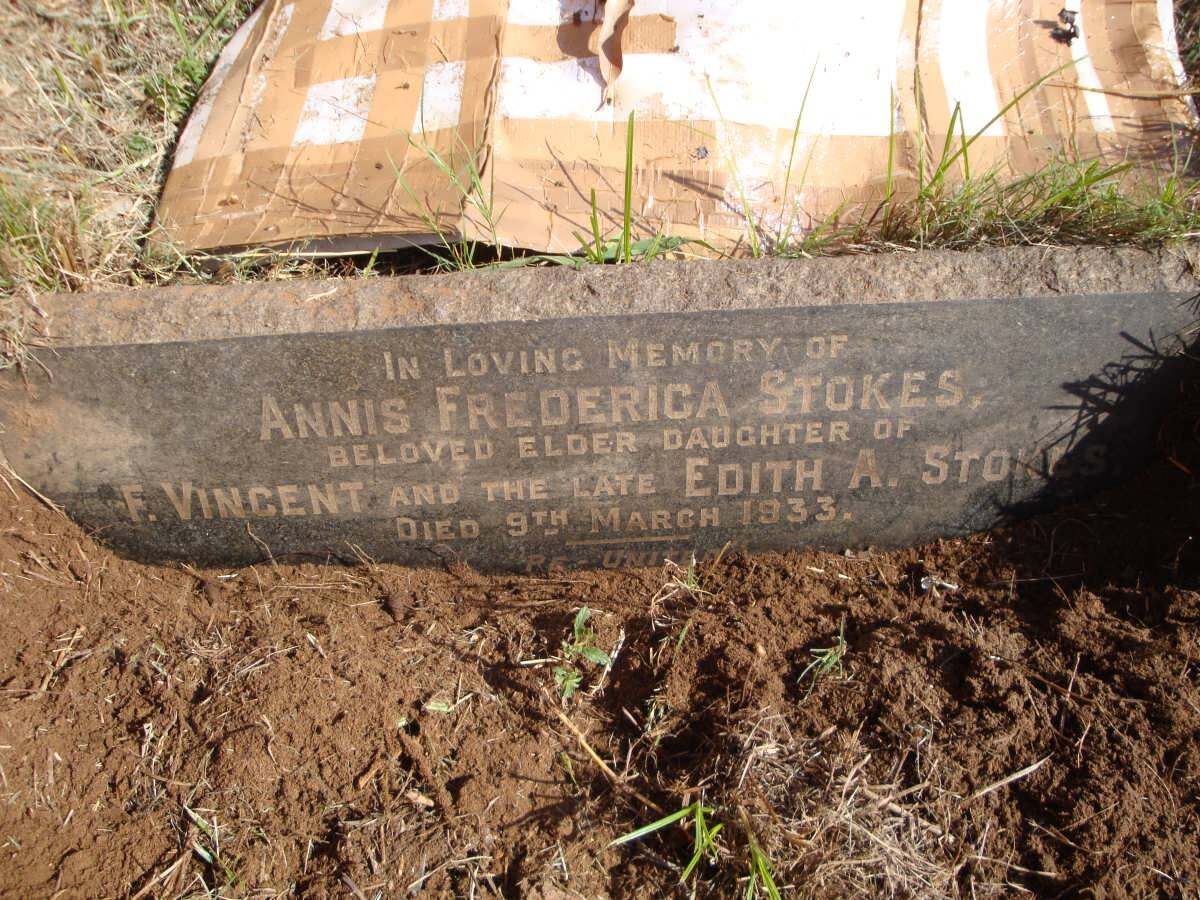STOKES Annis Frederica -1933