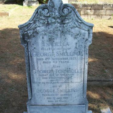 SMULLINS George -19?? &amp; Isabella -1923 :: SMULLINS George Turnbull -19??