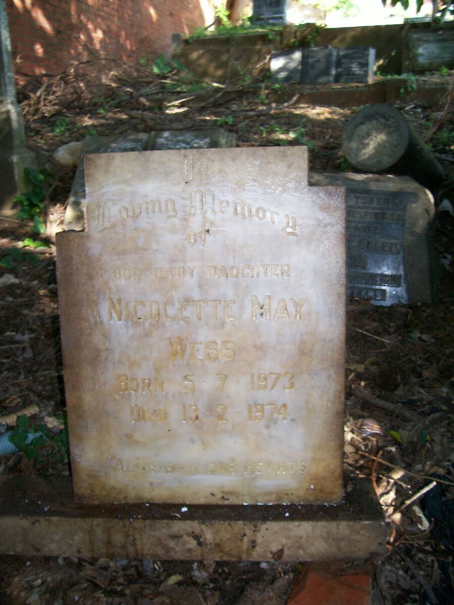 WEBB Nicolette May 1973-1974