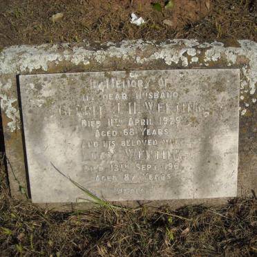 WENTINK Gerrit J.H. -1929 &amp; Lucy -1961