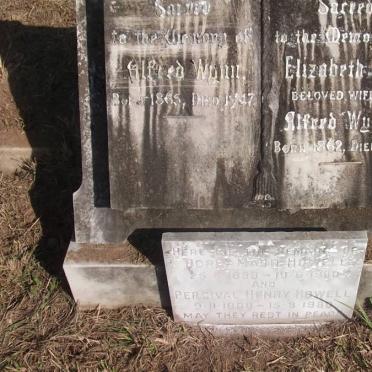 WYNN Alfred 1865-1947 &amp; Elizabeth Ann 1862-1939 :: HOWELL Percival Henry 1888-1990 &amp; Doris Maud 1898-1980 