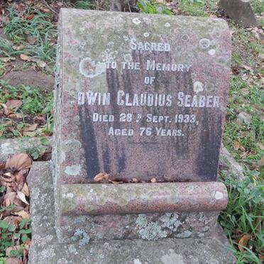 SEABER Edwin Claudius -1933