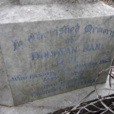 RAW Donovan Dan -1965