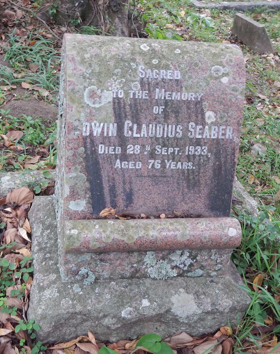 SEABER Edwin Claudius -1933