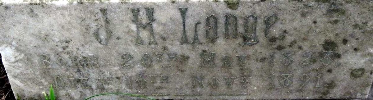 LANGE J.H. 1828-1891