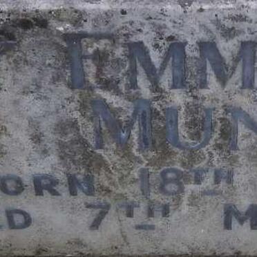 MUNRO Mary Emma Blossom 1909-1959