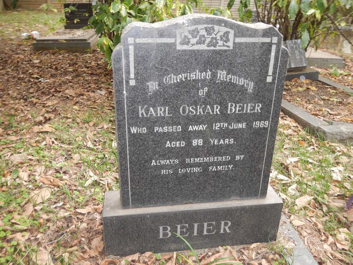 BEIER Karl Oskar -1969