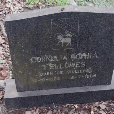 FELLOWS Cornelia Sophia nee DE VILLIERS 188?-1965