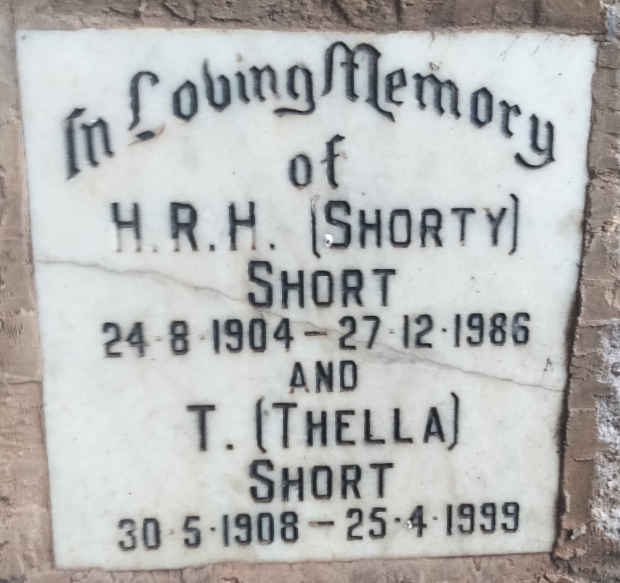 SHORT H.R.H. 1904-1986 & T. 1908-1999