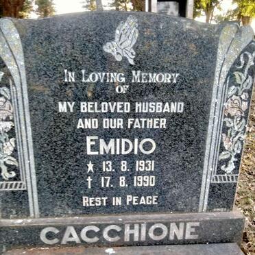 CACCHIONE Emidio 1931-1990