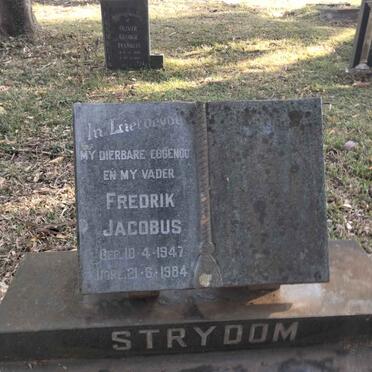STRYDOM Fredrik Jacobus 1947-1984