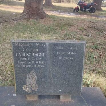 LABUSCHAGNE Magdalene Mary Chequita 1928-1995