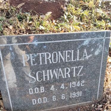 SCHWARTZ Petronella 1942-1991