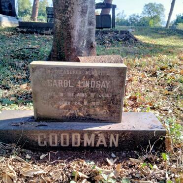 GOODMAN Carol Lindsay 1961-1983