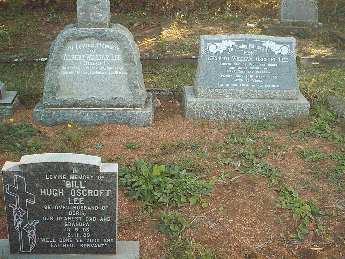 LEE Hugh Oscroft 1905-1989 :: LEE Albert William -1951 :: LEE Kenneth William Oscroft -1959