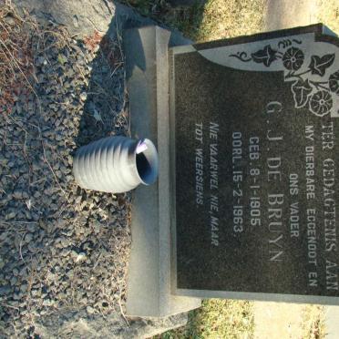BRUYN G.J., de 1905-1963