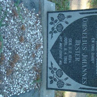 BESTER Cornelius Johannes 1924-1966
