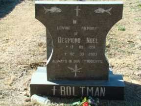BOLTMAN Desmond Noel