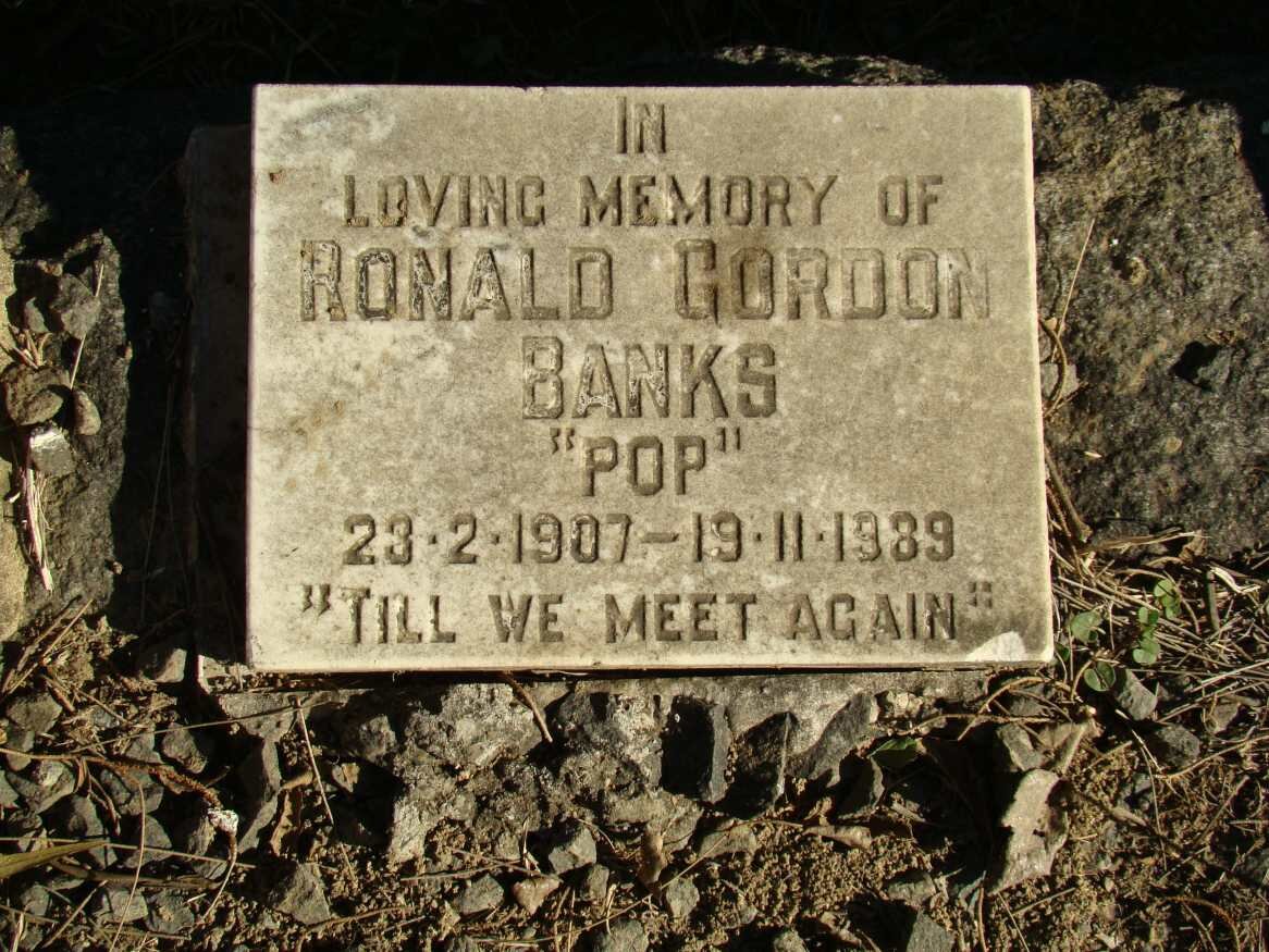 BANKS Ronald Gordon 1907-1989