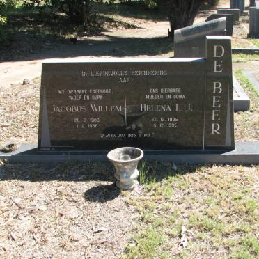 BEER Jacobus Willem, de 1900-1988 &amp; Helena L.J. 1905-1995