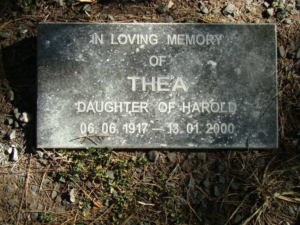 CHAMBERLAIN Thea 1917-2000