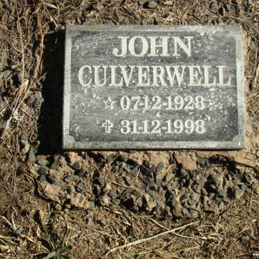 CULVERWELL John 1928-1998