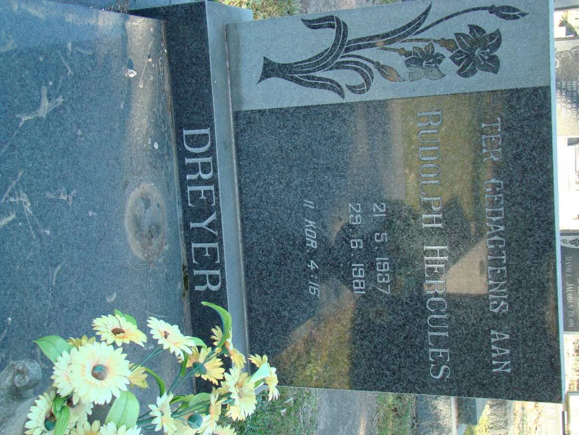 DREYER Rudolph Hercules 1937-1981