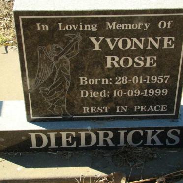 DIEDRICKS Yvonne Rose 1957-1999