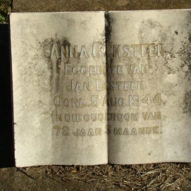 EKSTEEN Anna C. -1944