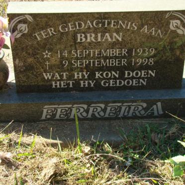 FERREIRA Brian 1939-1998