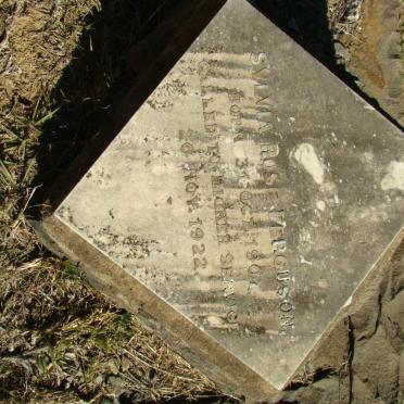 FERGUSON Sylvia Rose 1907-1922