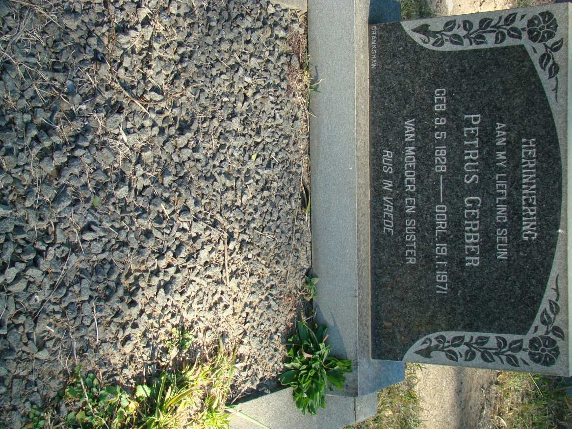 GERBER Petrus 1928-1971