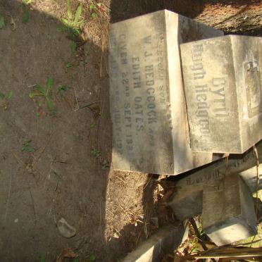 HEDGCOCK Cyril Hugh 1881-1920