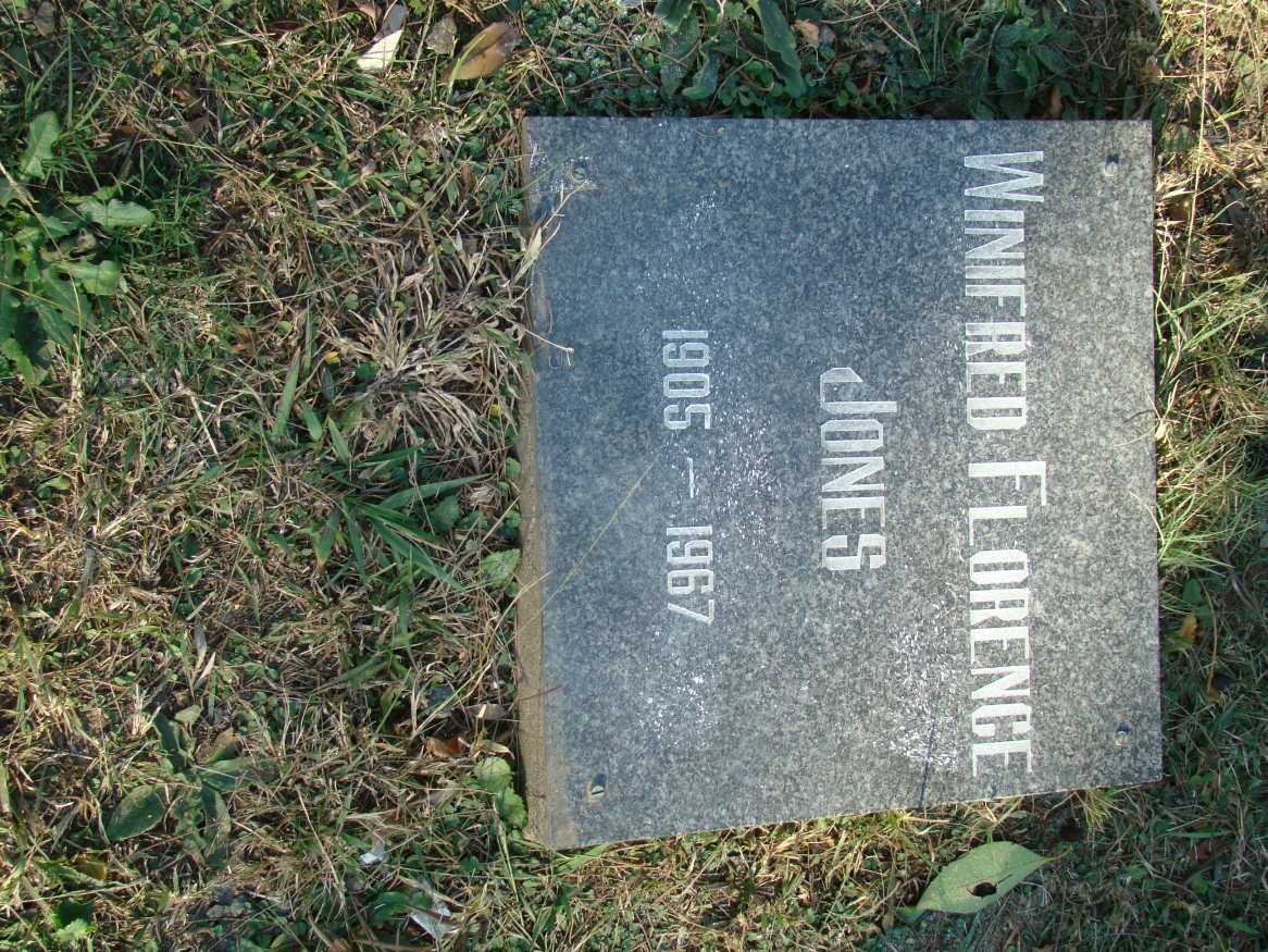 JONES Winifred Florence 1905-1967