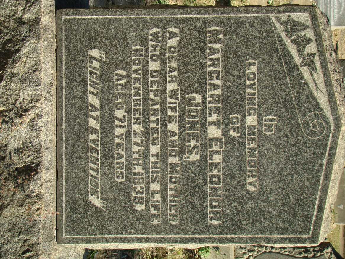 JONES Margaret Eleonor -1938