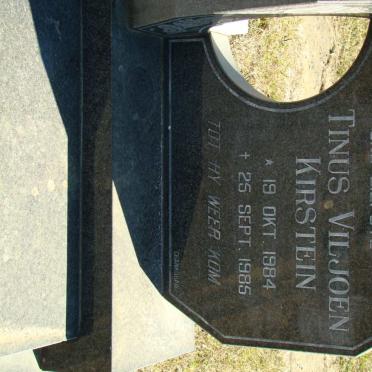 KIRSTEIN Tinus Viljoen 1984-1985