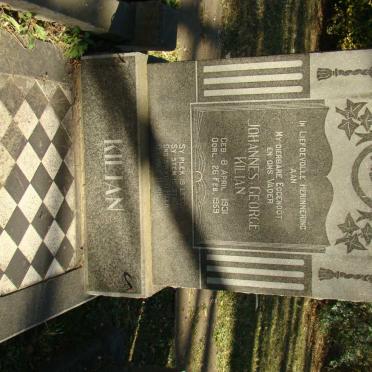 KILIAN Johannes George 1931-1959