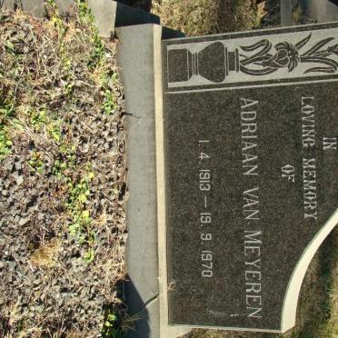 MEYEREN Adriaan, van 1913-1970