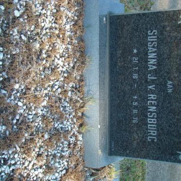 RENSBURG Susanna, J. v. 1916-1976